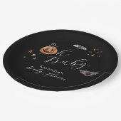 ボホハロウィン男女兼用オ赤ちゃんシャワー ペーパープレート (アングル)