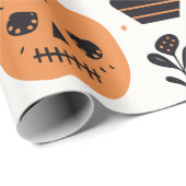 ボホハロウィーンかわいいパーティーエンベリーシュ ラッピングペーパー (ロールコーナー)