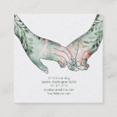 ボホハンズスクエアビジネスカード スクエア名刺 (裏面)