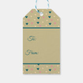 ボホハートとラブ ギフトタグ (裏面)