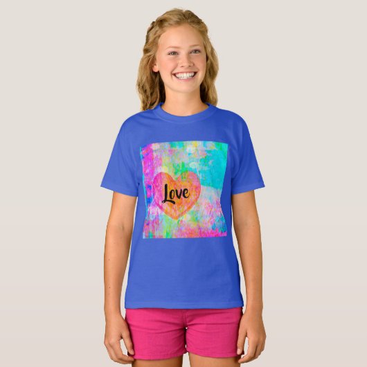 ボホハートラブ Tシャツ (正面フル)