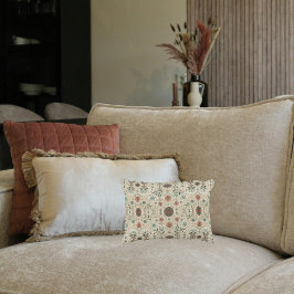 ボホハーブパターンランバー アクセントクッション