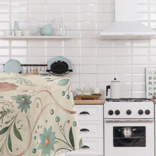 ボホハーブパターン テーブルクロス