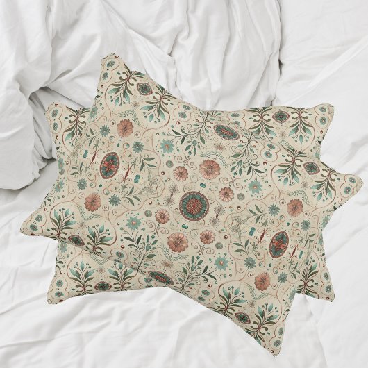 ボホハーブパターン 枕カバー
