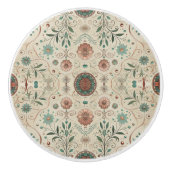 ボホハーブ柄 セラミックノブ (正面)