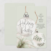 ボホバウブルズホリデーパーティー シーズンカード (正面/裏面)