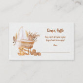 ボホバシネットベビーおむつラッフル エンクロージャーカード (正面)