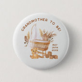 ボホバシネット子供部屋ベビーシャワースペシャルゲスト 缶バッジ (正面)