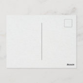 ボホバシネット子供部屋ベビーシャワー招待状 ポストカード (裏面)