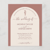 ボホバジェットテラコッタボタニカルモダンフローラ (正面)