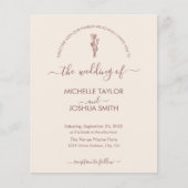 ボホバジェットテラコッタボタニカルモダンフローラ (正面)