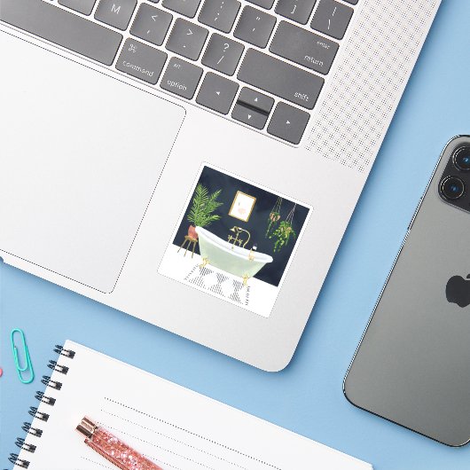 ボホバスI シール (ノートパソコンとiPhone)