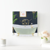 ボホバスI スクエア壁時計 (ホーム)