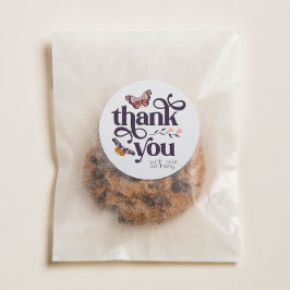 ボホバタフライありがとう ラウンドシール