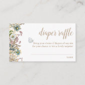 ボホバタフライおむつラッフルエンクロージャカード エンクロージャーカード (正面)