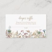 ボホバタフライおむつラッフル エンクロージャーカード (正面)