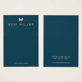 ボホバタフライネックレスブレスレットディスプレイカード (正面&裏面)