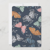 ボホバタフライバースデーパーティーの招待 (裏面)