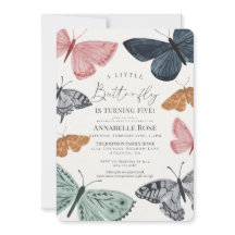 ボホバタフライバースデーパーティーの招待