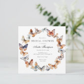ボホバタフライブライダルシャワー 招待状 (スタンド正面)