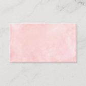 ボホバタフライベビーシャワーおむつラッフルチケット エンクロージャーカード (裏面)