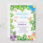 ボホバタフライベビーシャワー招待状 招待状 (正面)