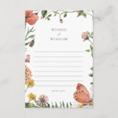 ボホバタフライワード智慧ベビーアドバイスカード アドバイスカード (正面)