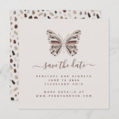 ボホバタフライ |バスタイリッシュルガンディとトープ セーブザデート (正面/裏面)