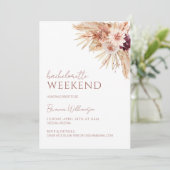 ボホバチェロレッテ招待状と旅程 招待状 (スタンド正面)