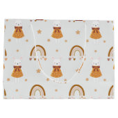 ボホバニーラビットとレインボー ラージペーパーバッグ (裏面)