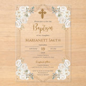 ボホバプテスマ アクリル招待状 (正面)