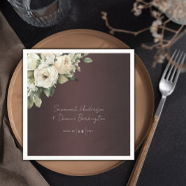 ボホバラとバエレガントルグンディ結婚ズ スタンダードカクテルナプキン