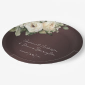 ボホバラとバエレガントルグンディ結婚ズ ペーパープレート (アングル)