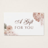 ボホバラギフトカード (正面)