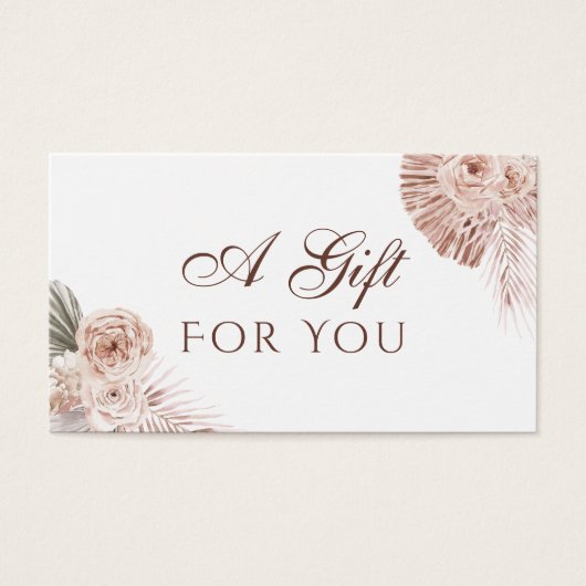 ボホバラギフトカード (正面)