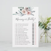 ボホバラベビーシャワーママまたはパパのゲーム (スタンド正面)