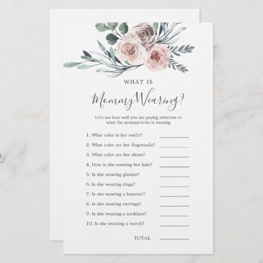 ボホバラベビーシャワー何ママ着て (正面/裏面)