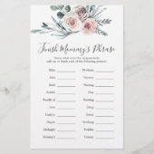 ボホバラベビーシャワー終了ママのフレーズ (正面)