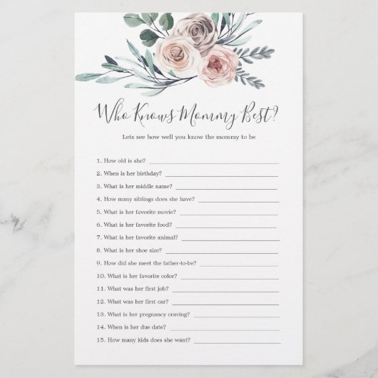 ボホバラママを知る赤ちゃん最高のシャワー (正面)