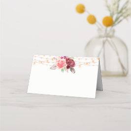 ボホバラ羽結婚灯 プレイスカード