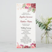 ボホバラ羽結婚灯 プログラム (スタンド正面)