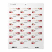 ボホバラ羽結婚灯 ラベル (フルシート)