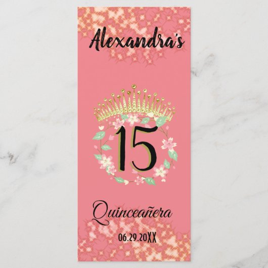 ボホバラ金ゴールドエレガントキンセアニラスペインの メニュー (正面)
