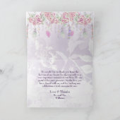 ボホバラ&フェザーズウォーター色フローラ サンキューカード (内部)