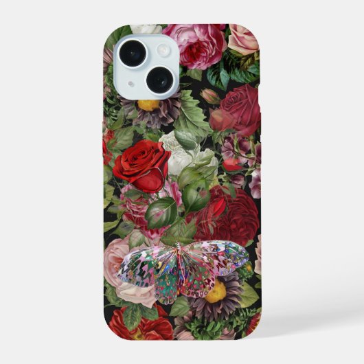 ボホバラ iPhone 15ケース (裏面)