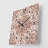 ボホバレット スクエア壁時計 (傾斜)