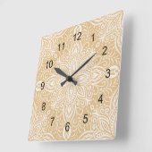 ボホバレット スクエア壁時計 (傾斜)