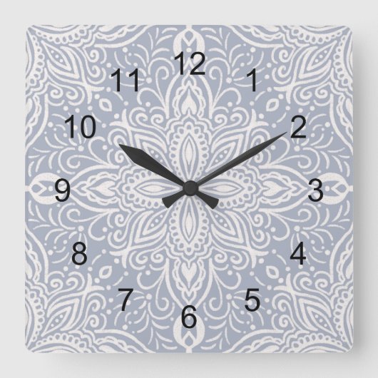 ボホバレット スクエア壁時計 (正面)