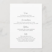 ボホバンブーボタニカルリーフソフトグリーンエレガントリー エンクロージャーカード (裏面)