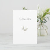 ボホバンブーボタニカルリーフソフトグリーンエレガントリー エンクロージャーカード (スタンド正面)